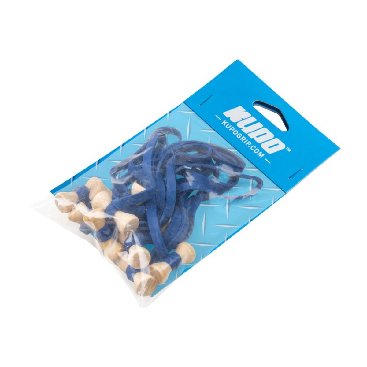 BG5006BL Elastic cable tie (10 pcs/pack) 6,00 mm (W)*5"(L), blue