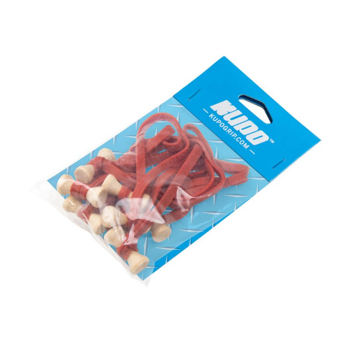 BG5006R Elastic cable tie (10 pcs/pack) 6,00 mm (W)*5"(L), red