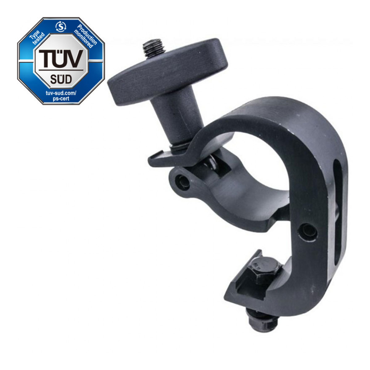 KCP-838B-T Handcuff Clamp w/T-Handle, black