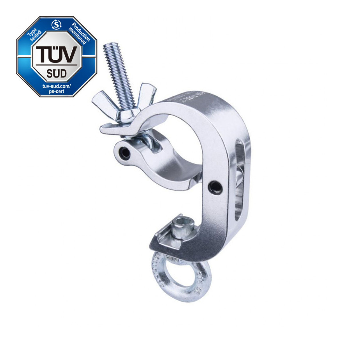 KCP-843 Handcuff Eye Ring Coupler, silver