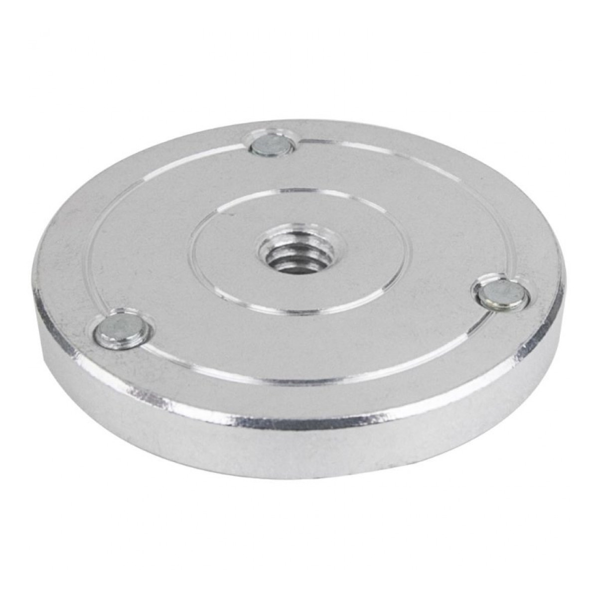 KS-163 Round plate w/ 3/8"-16 threaded hole, dia. 59mm