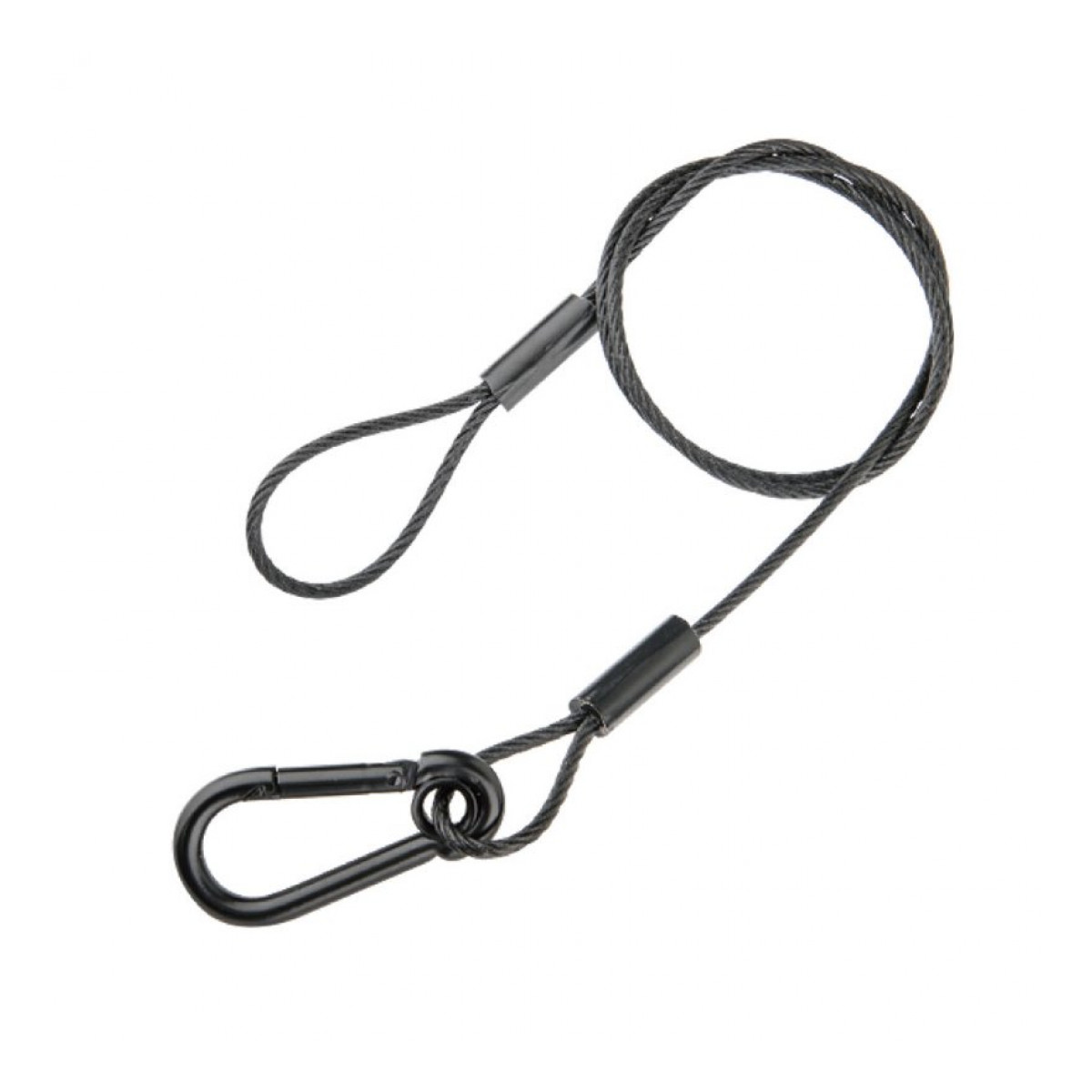 SW-01-B dia. 3,2mm, 75 cm length safety wire, black