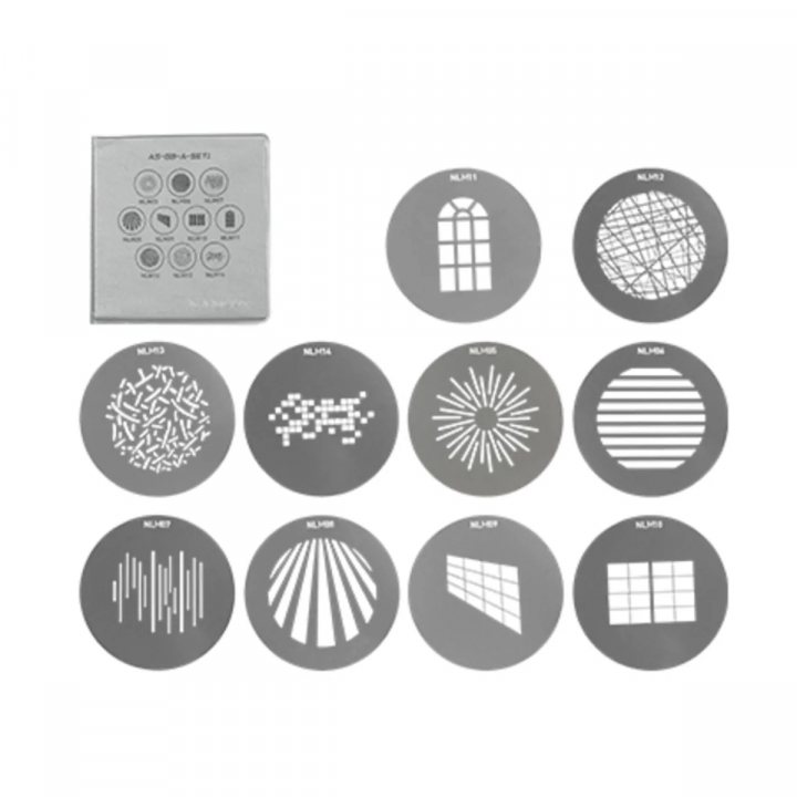 NANLUX AS-GB-A-SET1 Комплект Гобо NL Mount Projection Attachment GOBO Set 1